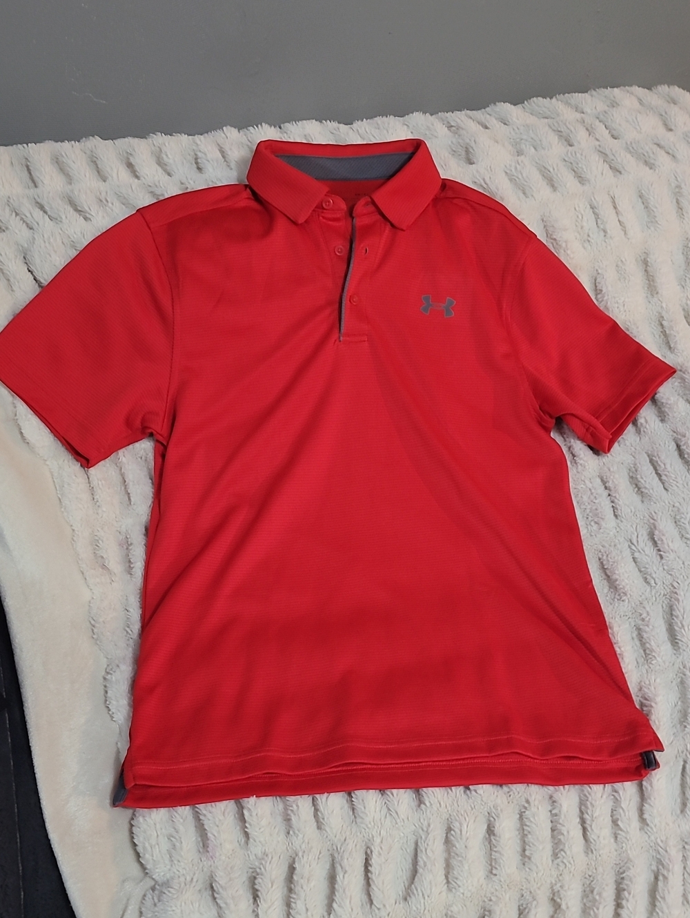 Under Armour Men’s Bright Red Polo Shirt